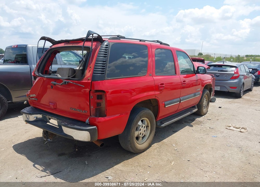 2002 CHEVROLET TAHOE LT VIN: 1GNEC13Z72R136838