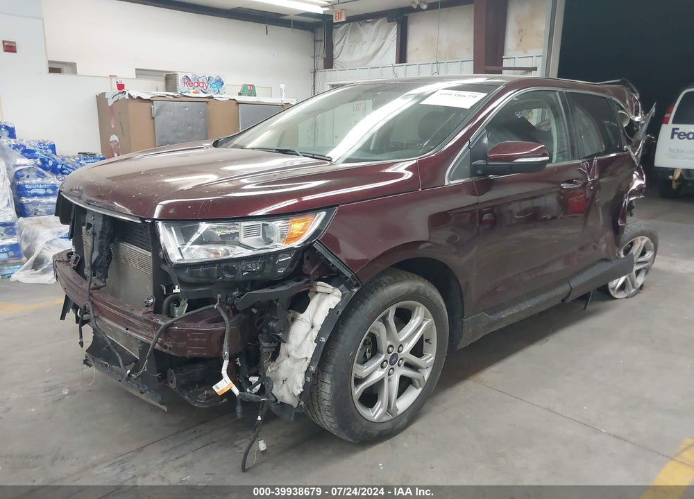 2017 FORD EDGE TITANIUM VIN: 2FMPK4K84HBB64683