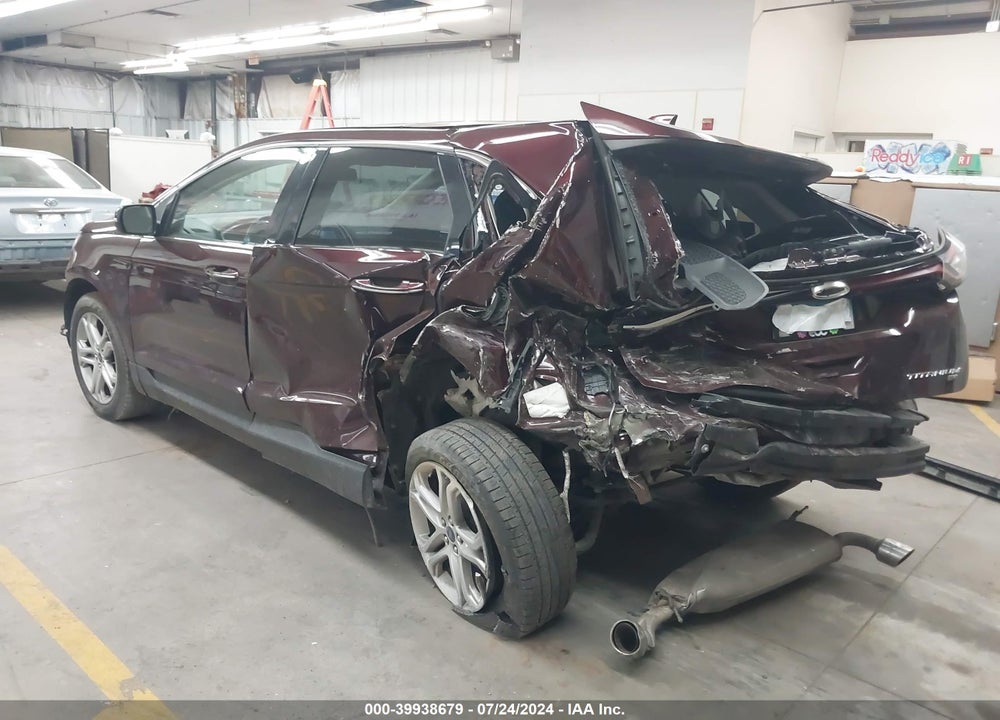 2017 FORD EDGE TITANIUM VIN: 2FMPK4K84HBB64683