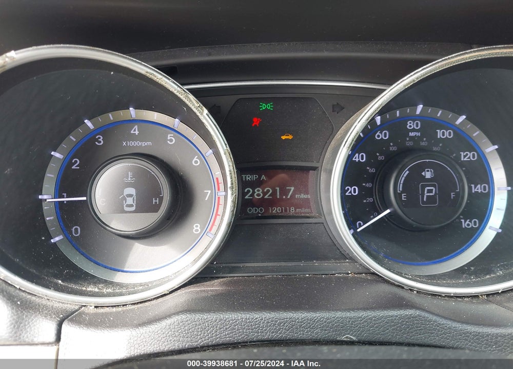 2011 HYUNDAI SONATA GLS VIN: 5NPEB4AC2BH052669