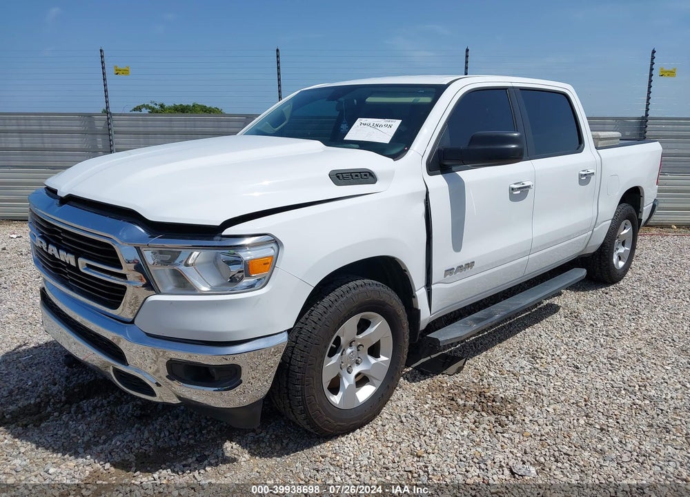 2020 RAM 1500 BIG HORN 4X2 5'7 BOX VIN: 1C6RREFT9LN373189