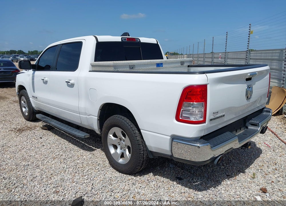 2020 RAM 1500 BIG HORN 4X2 5'7 BOX VIN: 1C6RREFT9LN373189