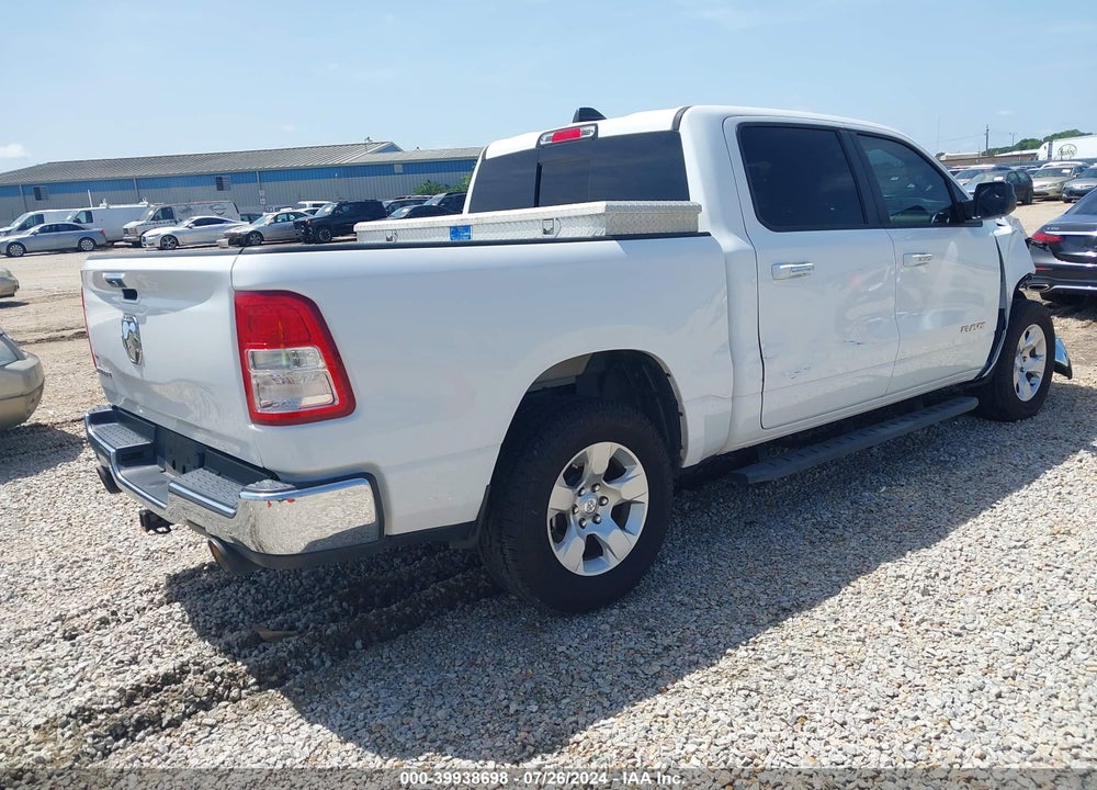 2020 RAM 1500 BIG HORN 4X2 5'7 BOX VIN: 1C6RREFT9LN373189