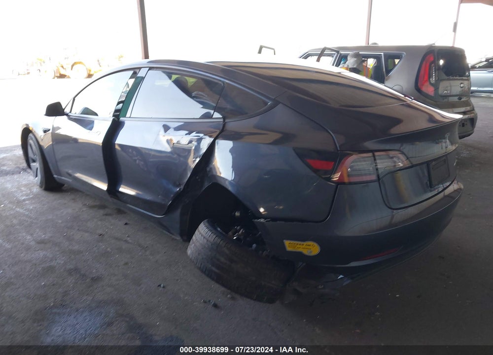 2022 TESLA MODEL 3 LONG RANGE DUAL MOTOR ALL-WHEEL DRIVE VIN: 5YJ3E1EBXNF122677
