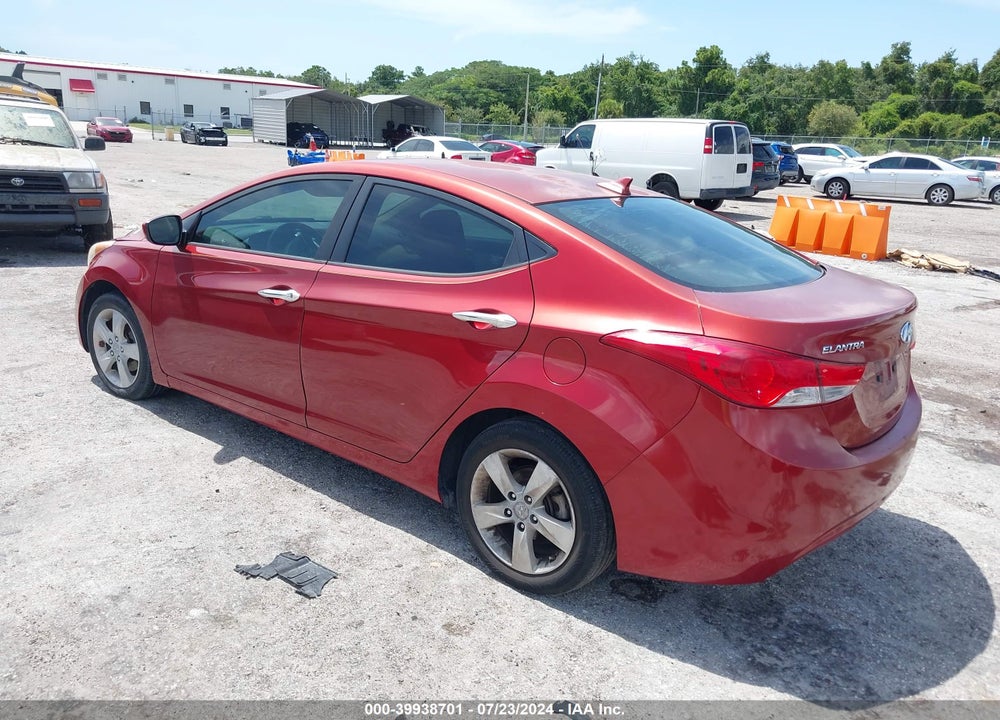 2012 HYUNDAI ELANTRA GLS (ULSAN PLANT) VIN: KMHDH4AE3CU231060