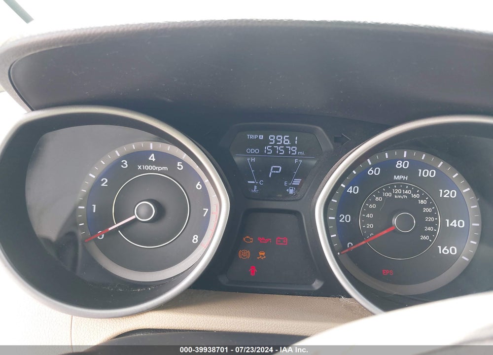 2012 HYUNDAI ELANTRA GLS (ULSAN PLANT) VIN: KMHDH4AE3CU231060