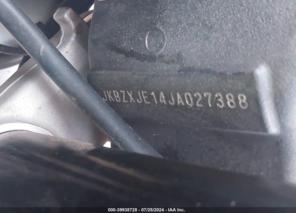 2018 KAWASAKI ZX636 E VIN: JKBZXJE14JA027388