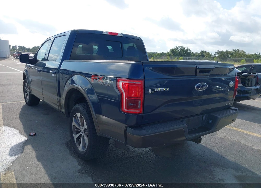 2015 FORD F-150 KING RANCH VIN: 1FTEW1EF3FFC29494