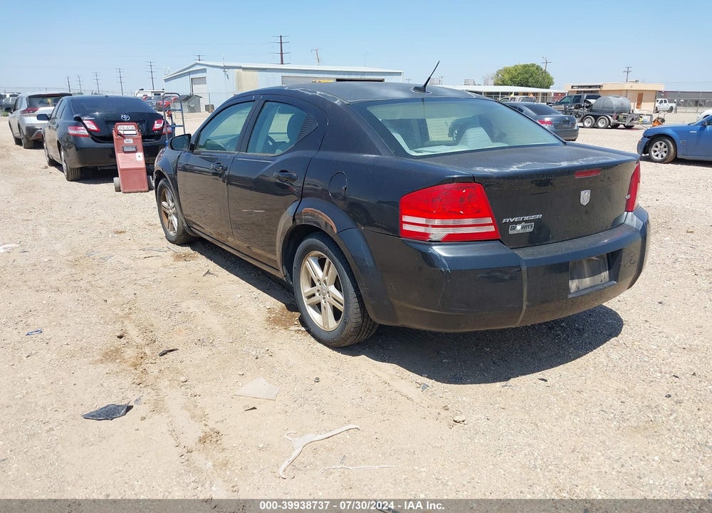 2008 DODGE AVENGER SXT VIN: 1B3LC56KX8N131883