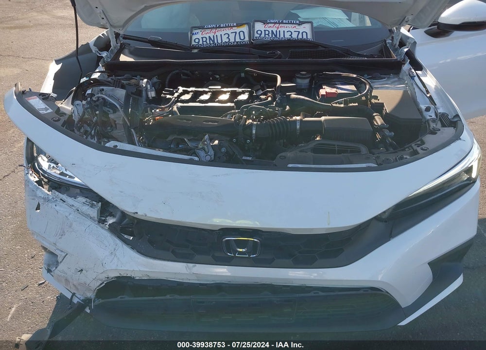 2022 HONDA CIVIC SPORT TOURING VIN: 19XFL1H83NE015382