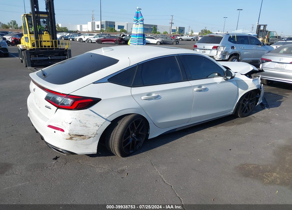 2022 HONDA CIVIC SPORT TOURING VIN: 19XFL1H83NE015382