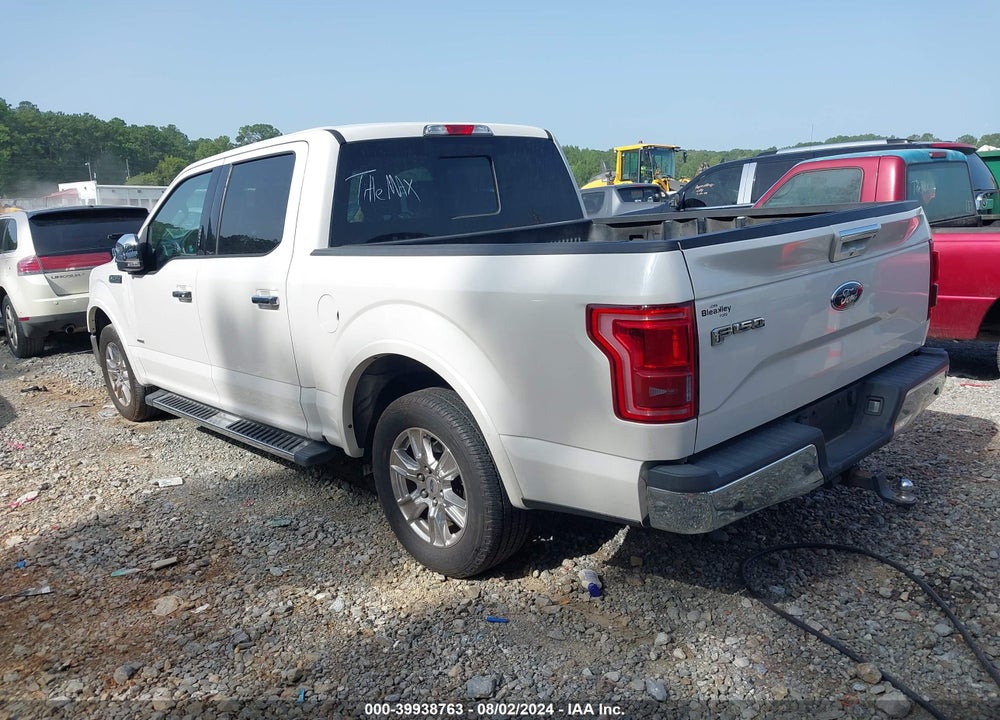 2016 FORD F-150 LARIAT VIN: 1FTEW1CP6GFB19164