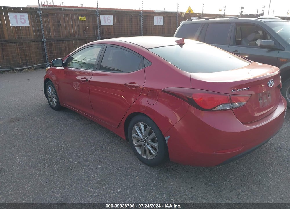 2015 HYUNDAI ELANTRA SE VIN: KMHDH4AE6FU254983