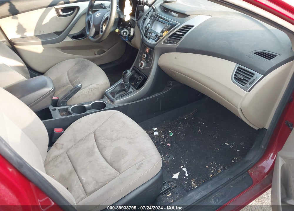 2015 HYUNDAI ELANTRA SE VIN: KMHDH4AE6FU254983