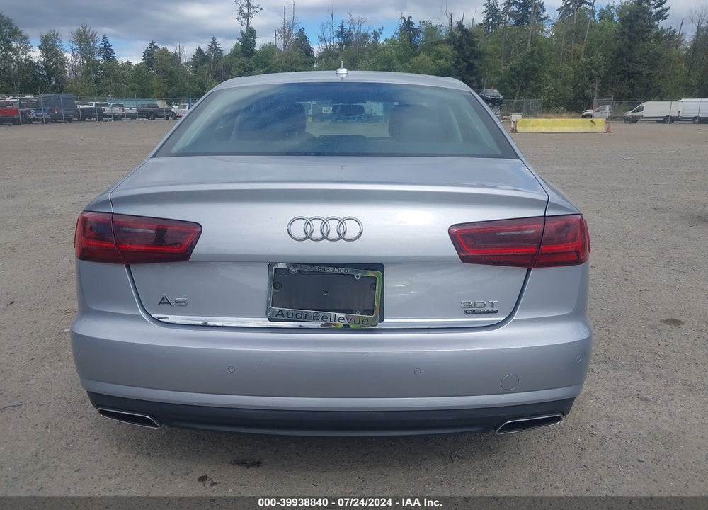 2016 AUDI A6 3.0T PREMIUM PLUS VIN: WAUFGAFC0GN002631
