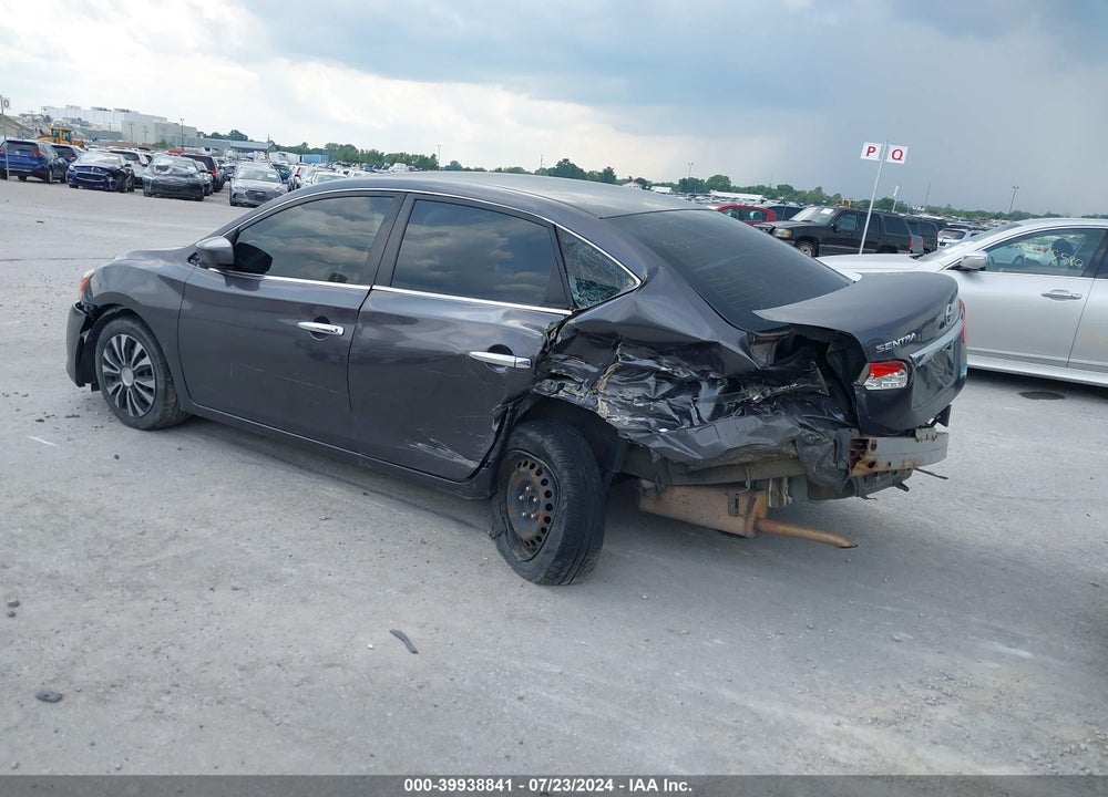 2014 NISSAN SENTRA SV VIN: 3N1AB7AP0EY232827