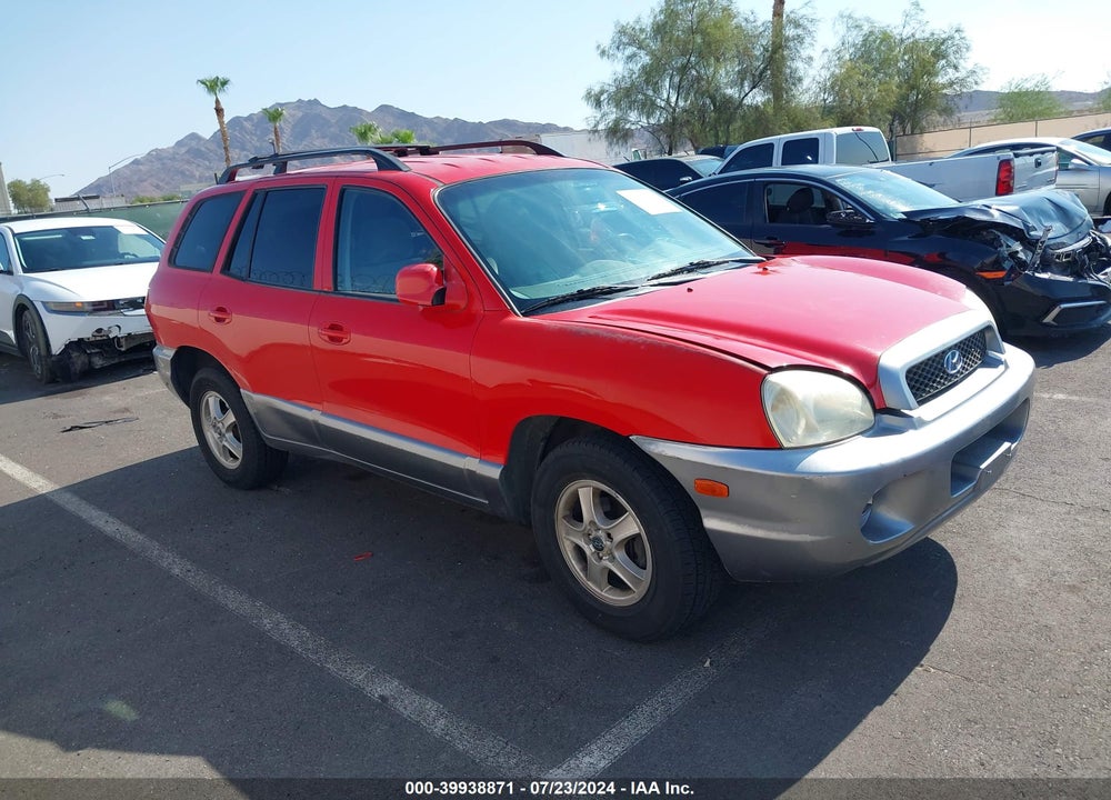 2003 HYUNDAI SANTA FE VIN: KM8SB12B33U490689