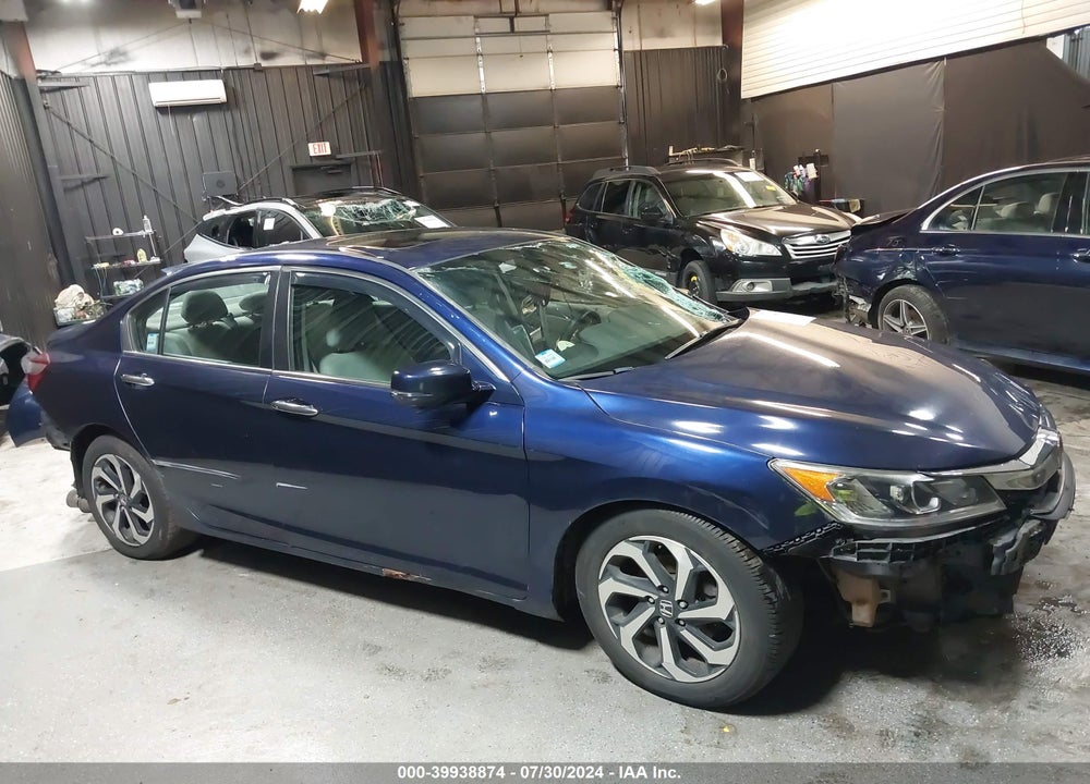 2016 HONDA ACCORD EX VIN: 1HGCR2F76GA226682