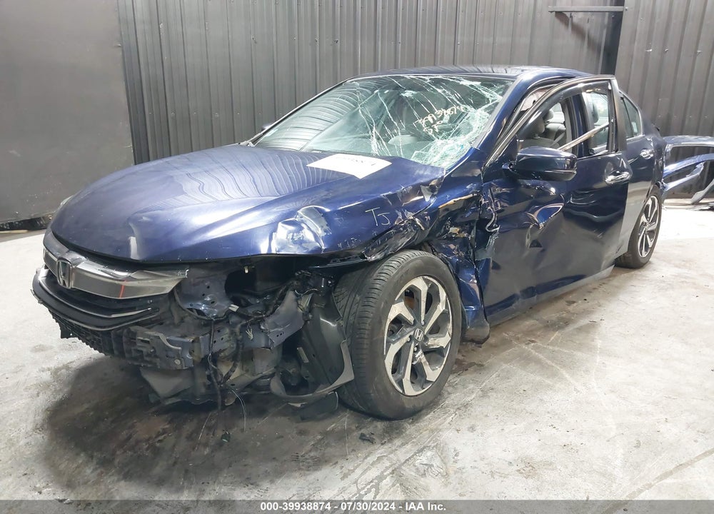2016 HONDA ACCORD EX VIN: 1HGCR2F76GA226682
