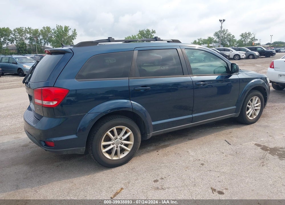 2013 DODGE JOURNEY SXT VIN: 3C4PDCBB1DT634512