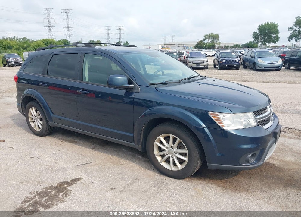 2013 DODGE JOURNEY SXT VIN: 3C4PDCBB1DT634512