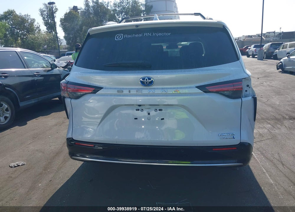 2022 TOYOTA SIENNA LIMITED VIN: 5TDZRKECXNS074896