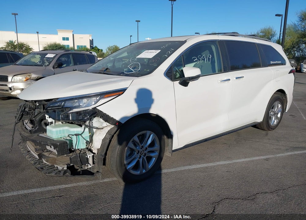 2022 TOYOTA SIENNA LIMITED VIN: 5TDZRKECXNS074896