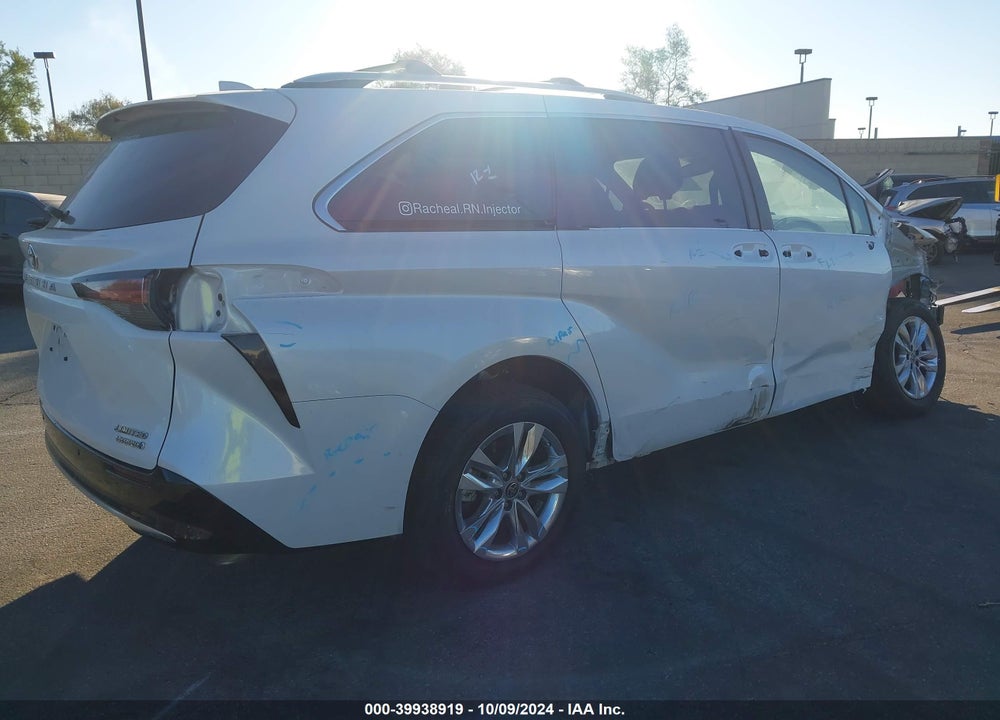 2022 TOYOTA SIENNA LIMITED VIN: 5TDZRKECXNS074896