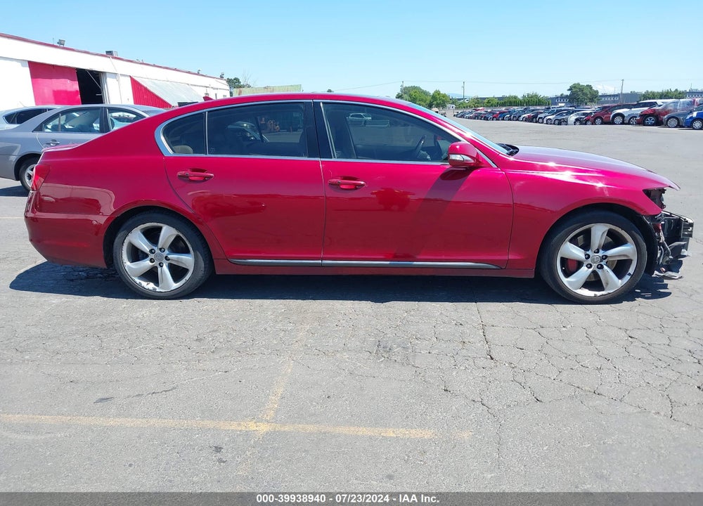 2008 LEXUS GS 350 VIN: JTHBE96S080037762