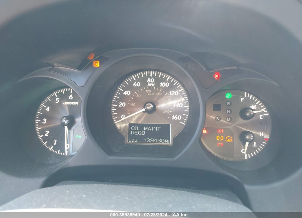2008 LEXUS GS 350 VIN: JTHBE96S080037762