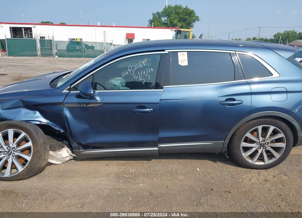 2019 LINCOLN NAUTILUS SELECT VIN: 2LMPJ8K91KBL67514