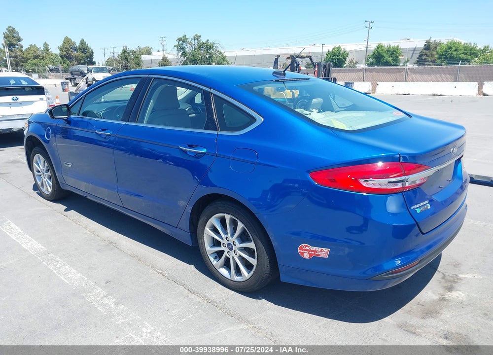 2017 FORD FUSION ENERGI SE LUXURY VIN: 3FA6P0PU1HR180797