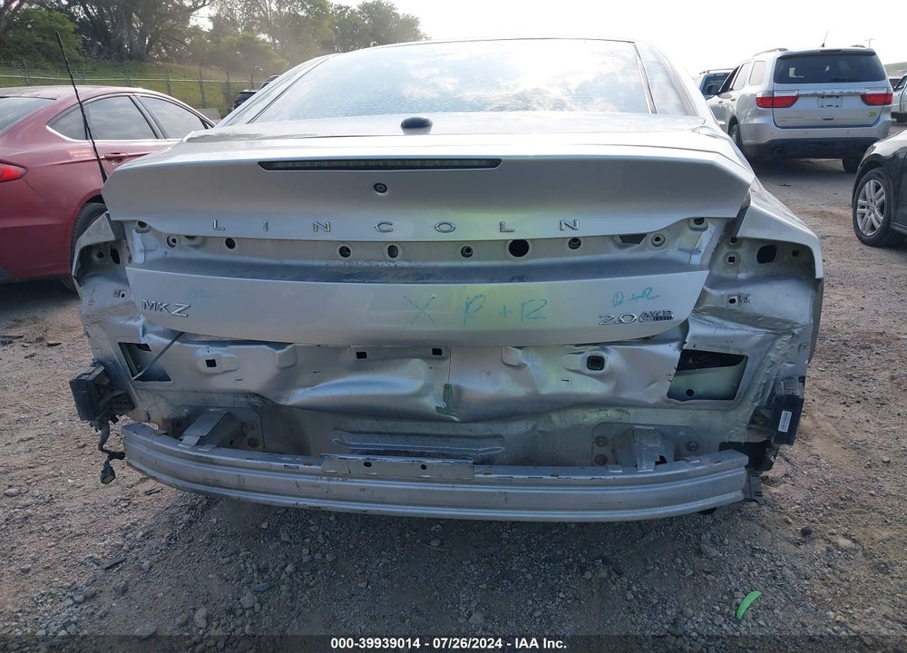 2014 LINCOLN MKZ VIN: 3LN6L2J96ER828583