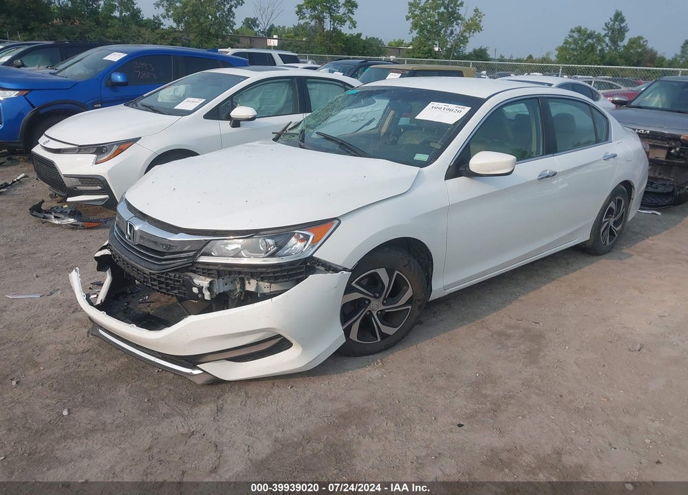2017 HONDA ACCORD LX VIN: 1HGCR2F36HA124636