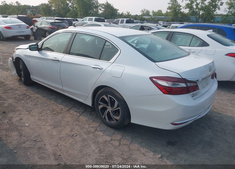 2017 HONDA ACCORD LX VIN: 1HGCR2F36HA124636