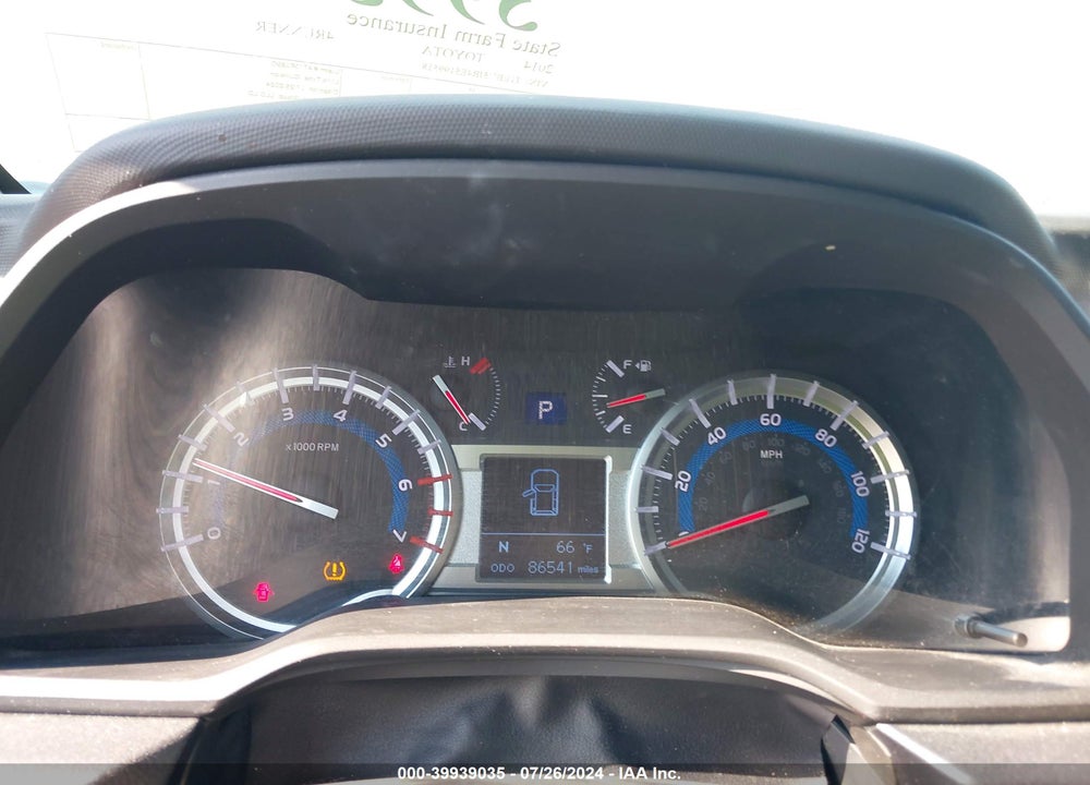 2014 TOYOTA 4RUNNER SR5 PREMIUM VIN: JTEBU5JR4E5199518