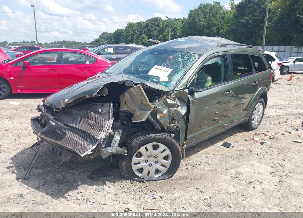 2016 DODGE JOURNEY SE VIN: 3C4PDCAB4GT237821