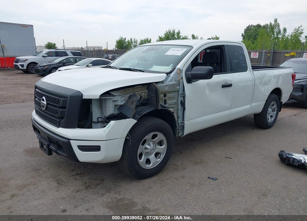 2022 NISSAN TITAN KING CAB S 4X4 VIN: 1N6AA1CC8NN107883