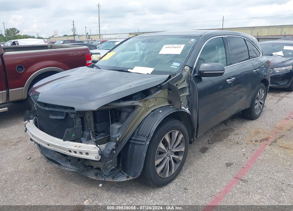 2015 ACURA MDX TECHNOLOGY PACKAGE VIN: 5FRYD3H44FB009552