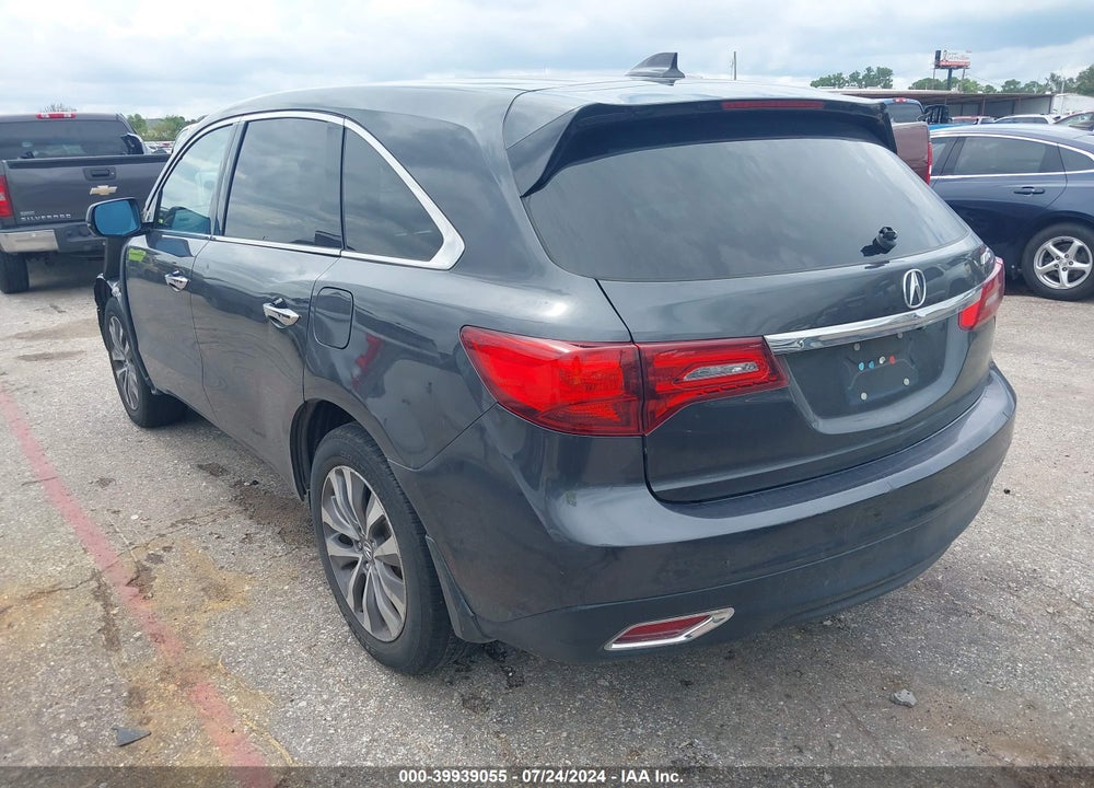 2015 ACURA MDX TECHNOLOGY PACKAGE VIN: 5FRYD3H44FB009552