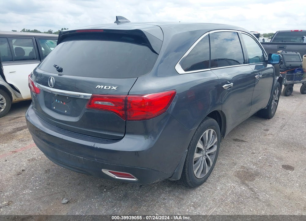 2015 ACURA MDX TECHNOLOGY PACKAGE VIN: 5FRYD3H44FB009552