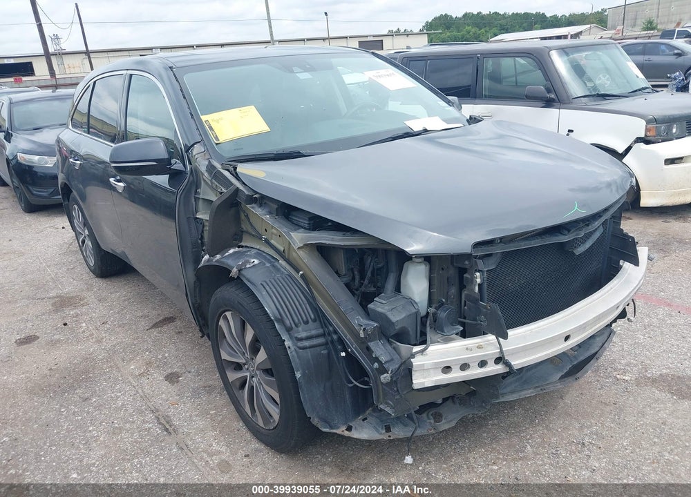 2015 ACURA MDX TECHNOLOGY PACKAGE VIN: 5FRYD3H44FB009552