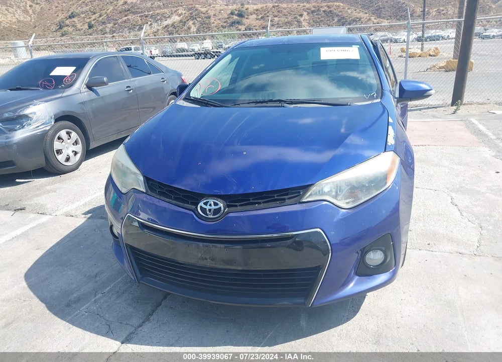 2014 TOYOTA COROLLA S PLUS VIN: 5YFBURHE0EP132822