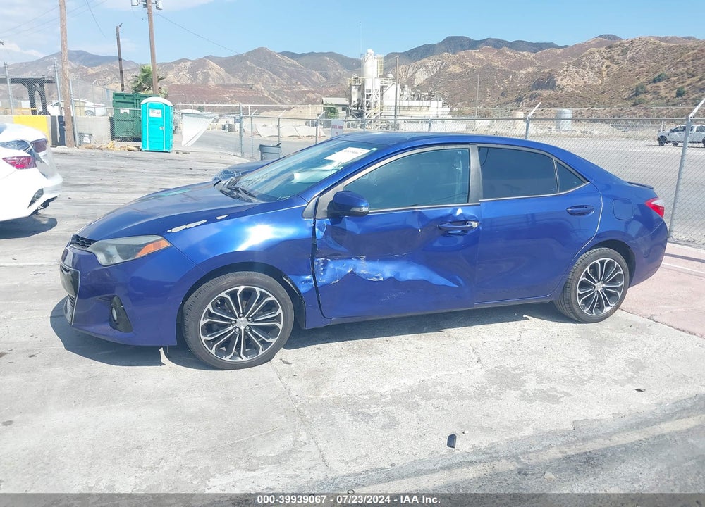 2014 TOYOTA COROLLA S PLUS VIN: 5YFBURHE0EP132822