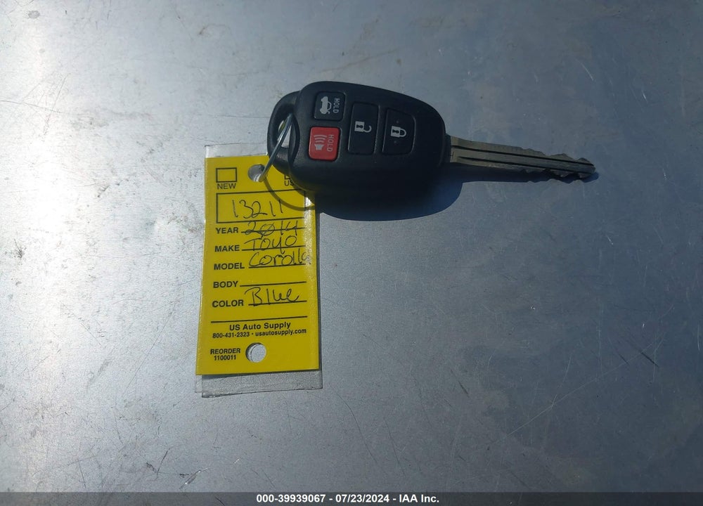 2014 TOYOTA COROLLA S PLUS VIN: 5YFBURHE0EP132822