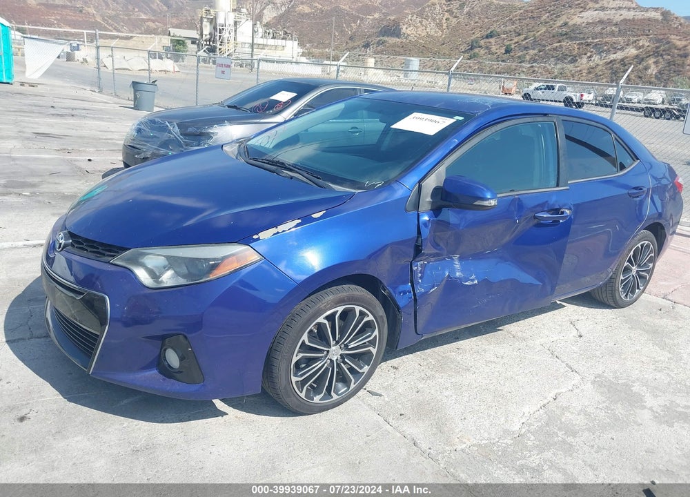 2014 TOYOTA COROLLA S PLUS VIN: 5YFBURHE0EP132822