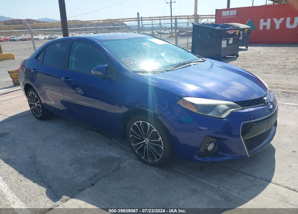 2014 TOYOTA COROLLA S PLUS VIN: 5YFBURHE0EP132822