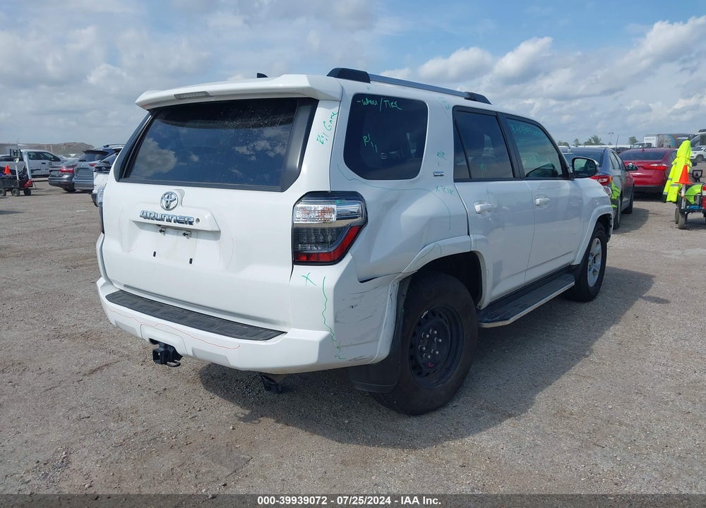 2019 TOYOTA 4RUNNER SR5 PREMIUM VIN: JTEZU5JR7K5191858