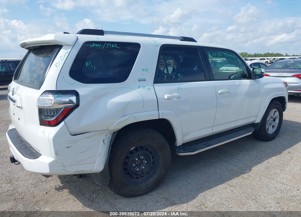 2019 TOYOTA 4RUNNER SR5 PREMIUM VIN: JTEZU5JR7K5191858