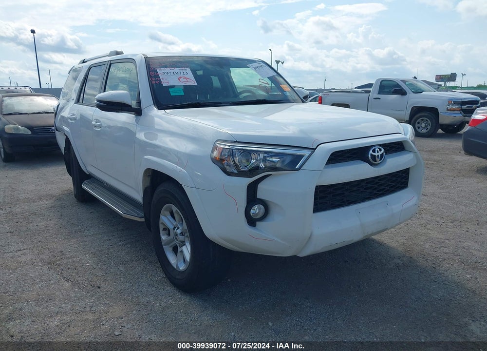 2019 TOYOTA 4RUNNER SR5 PREMIUM VIN: JTEZU5JR7K5191858